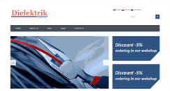 Desktop Screenshot of dielektrik.com